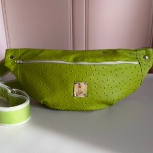 Ella Bumbag - Light Green Vegan Leather