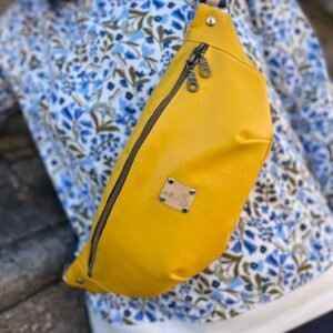 Ella Bumbag - Yellow Vegan Leather